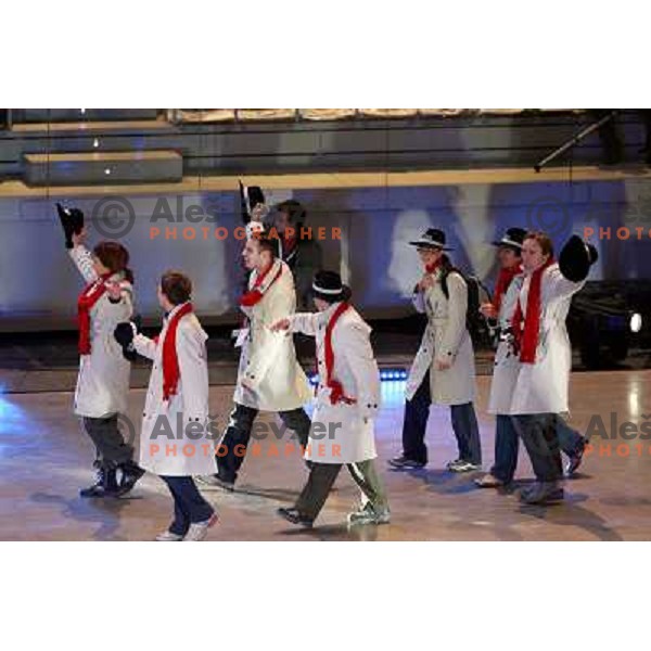  Slovenia team at Opening ceremony of 23rd Winter Universiade 2007 at Stadio Olimpico in Torino, Italy on 17.01.2007