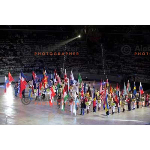  Opening ceremony of 23rd Winter Universiade 2007 at Stadio Olimpico in Torino, Italy on 17.01.2007
