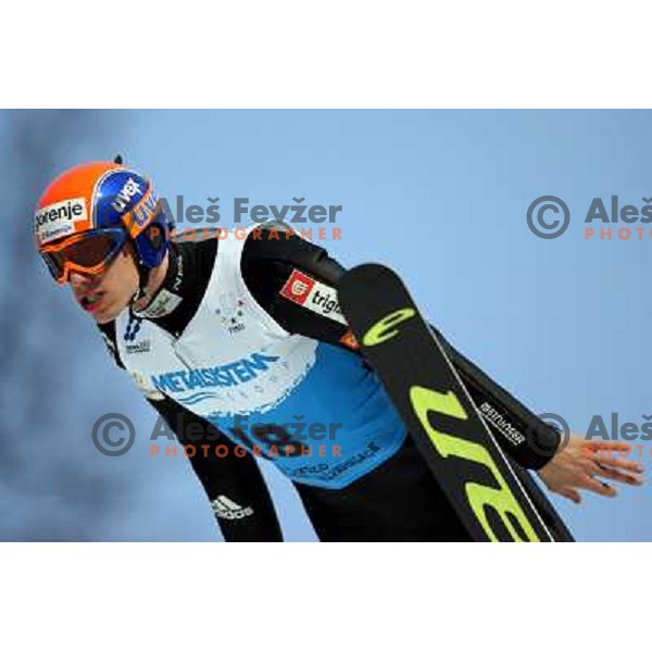  Luka Bardorfer during ski jumping competition ( K95 meters) of 23rd Winter Universiade 2007 at Pragelato, Italy on 18.01.2007