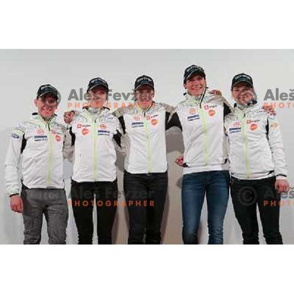 Athlets during media day of Ski Association Slovenia for season 2012-2013 on October 13th 2012 in Cerklje na Gorenjskem, Slovenia 