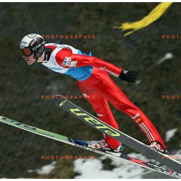  Nejc Frank during ski jumping competition ( K95 meters) of 23rd Winter Universiade 2007 at Pragelato, Italy on 18.01.2007