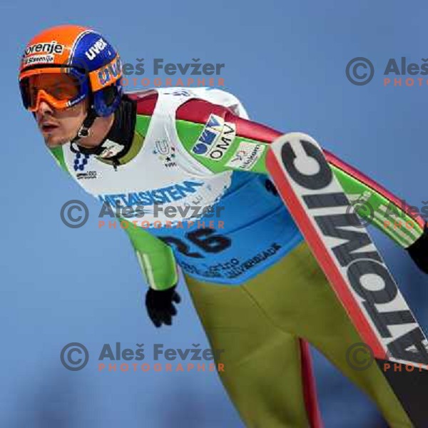 JUre Bogataj during ski jumping competition ( K95 meters) of 23rd Winter Universiade 2007 at Pragelato, Italy on 18.01.2007