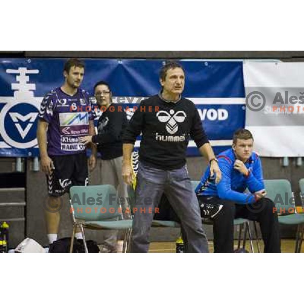Marko Sibila in action during handball match Maribor Branik - Cimos Koper, 1. NLB leasing league, played in Tabor Hall in Maribor, Slovenija on October 17, 2012 