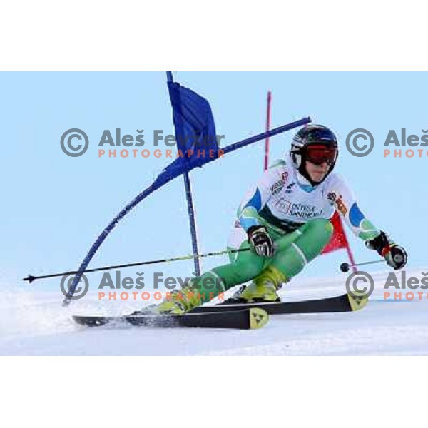  Lana Grandovec during first run of Giant slalom girls on 23rd Winter Universiade 2007 at Jafferau, Bardonecchia, Italy on 19.01.2007