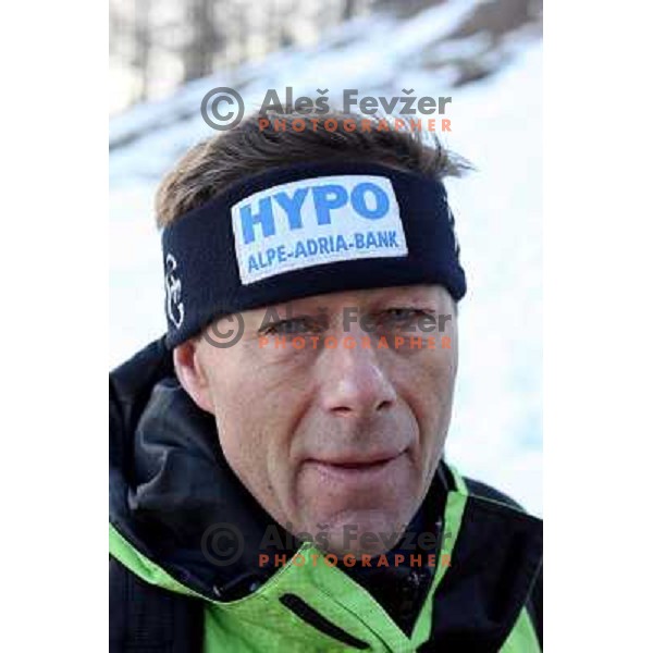 Pavel Grasic, head coach of slovenian women team before first run of Giant slalom girls on 23rd Winter Universiade 2007 at Jafferau, Bardonecchia, Italy on 19.01.2007
