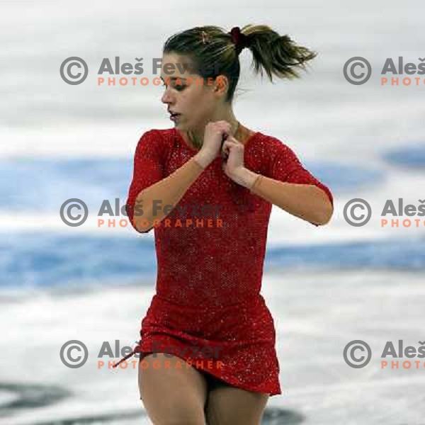 Alenka Zidar skating her short program at 23rd Winter Universiade 2007 at Palavela,Torino, Italy on 19.01.2007