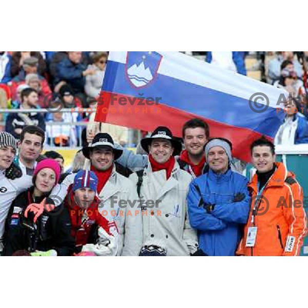 Slovenia team members after first slalom run in Bardonecchia at 23rd Winter Universiade 2007 , Torino, Italy on 20.01.2007