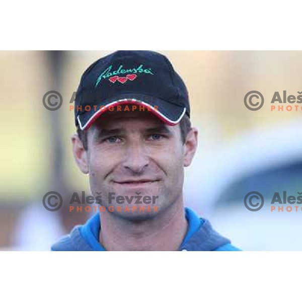 Andrej Hauptman after last race of the 2012 professional cycling season in Podsmreka, Ljubljana, Slovenia on October 21, 2012 