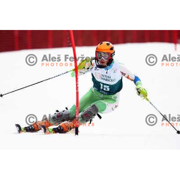 Alenka Kuerner during first slalom run in Bardonecchia at 23rd Winter Universiade 2007 , Torino, Italy on 21.01.2007