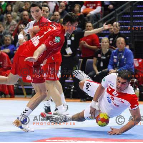 20.01.2007 - Wetzlar - Handball World Championship - Grenland - Tunisia Tej Issam 