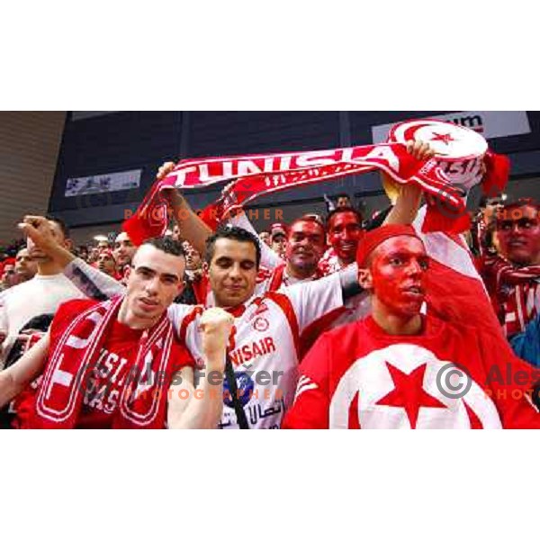 20.01.2007 - Wetzlar - Handball World Championship - Grenland - Tunisia Tunisian Fans