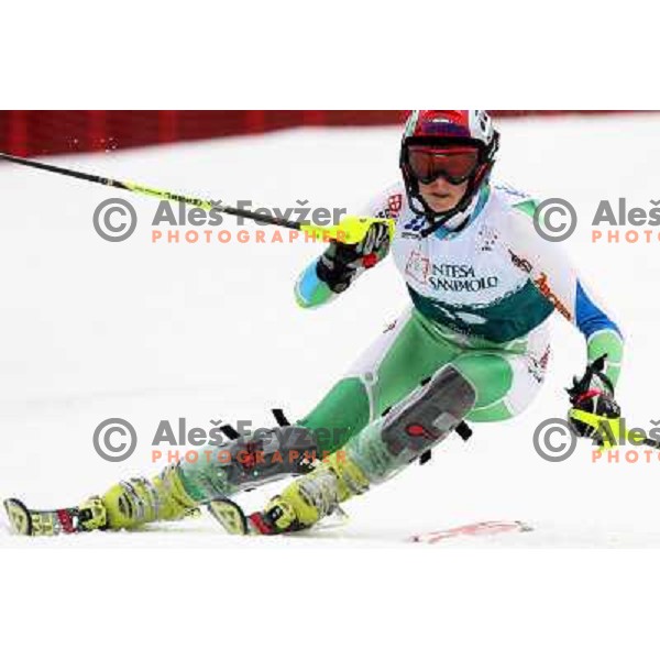 Lana Grandovec during first slalom run in Bardonecchia at 23rd Winter Universiade 2007 , Torino, Italy on 21.01.2007