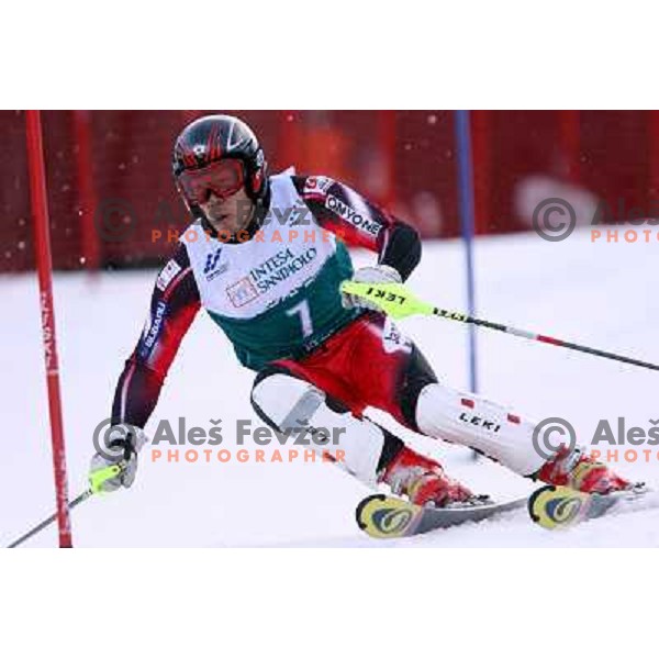 Masashi Hanada during first slalom run in Bardonecchia at 23rd Winter Universiade 2007 , Torino, Italy on 20.01.2007