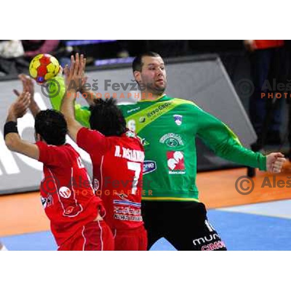 20.01.2007 - Wetzlar - Handball World Championship - Kuwait-Slovenia, Slovenian Goalie Beno Lapajne (Player of the Match) 