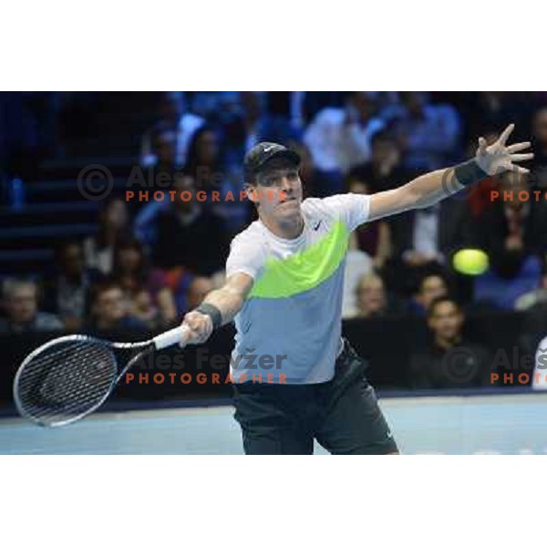 Tomas Berydch of CZE in action during ATP Finals tournament in O2 Arena, London, Great Britain on November 2012 