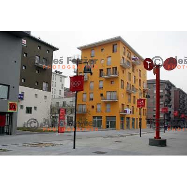 Olympic village in Torino at 23rd Winter Universiade 2007, Italy