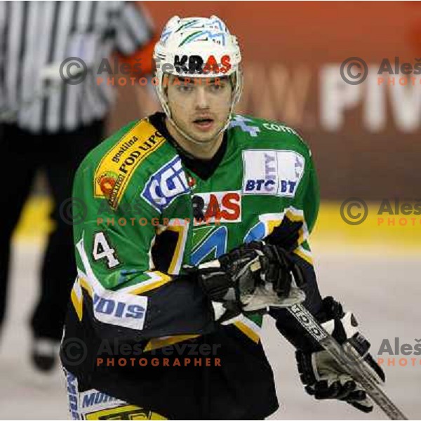  Igor Cvetek during semi-final of Interliga match ZM Olimpija- BR Slavija in Hala Tivoli, Ljubljana, Slovenia 23.1.2007