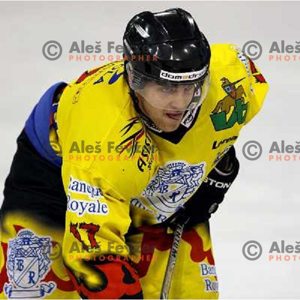  JUre Stopar during semi-final of Interliga match ZM Olimpija- BR Slavija in Hala Tivoli, Ljubljana, Slovenia 23.1.2007