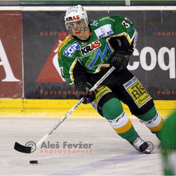  Klemen Sodrznik during semi-final of Interliga match ZM Olimpija- BR Slavija in Hala Tivoli, Ljubljana, Slovenia 23.1.2007