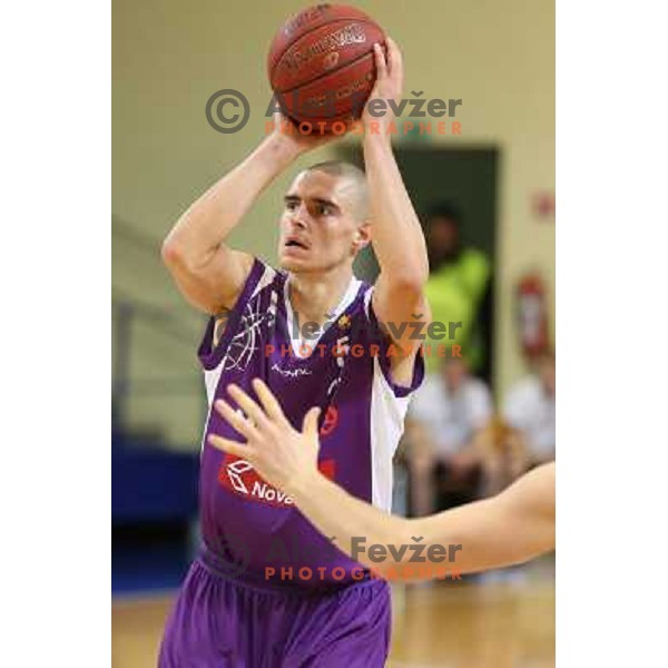 Igor Maric of Maribor Messer in action during basketball match Helios Domzale-Maribor Messer in round 7 of Telemach league, played in Domzale Sports Hall, Slovenia on December1, 2012 