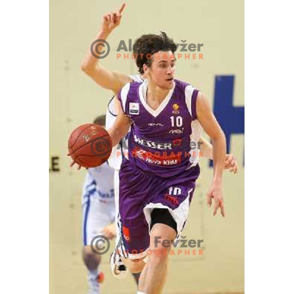 Bojan Jovanovic of Maribor Messer in action during basketball match Helios Domzale-Maribor Messer in round 7 of Telemach league, played in Domzale Sports Hall, Slovenia on December1, 2012 