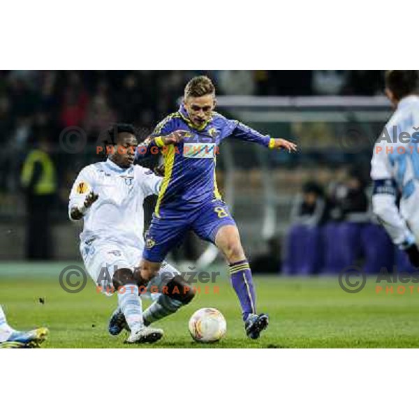 Dejan Mezga of Nk Maribor in action during football match Maribor - Lazio, UEFA Europa league 2012-2013 Group Stage, Ljudski Vrt, Maribor, 06.12.2012 