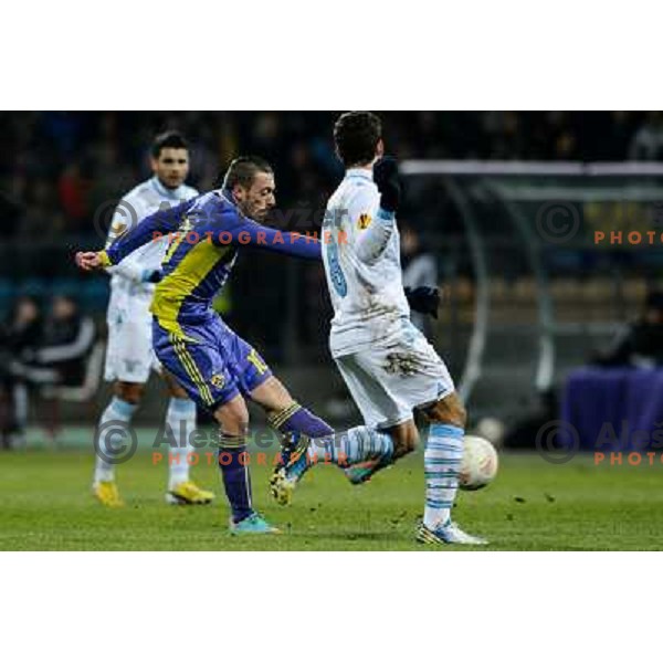 Agim Ibraimi of Nk Maribor in action during football match Maribor - Lazio, UEFA Europa league 2012-2013 Group Stage, Ljudski Vrt, Maribor, 06.12.2012 
