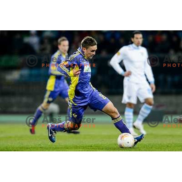 Dejan Mezga of Nk Maribor in action during football match Maribor - Lazio, UEFA Europa league 2012-2013 Group Stage, Ljudski Vrt, Maribor, 06.12.2012 