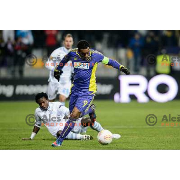 Marcos Tavares of Nk Maribor in action during football match Maribor - Lazio, UEFA Europa league 2012-2013 Group Stage, Ljudski Vrt, Maribor, 06.12.2012 