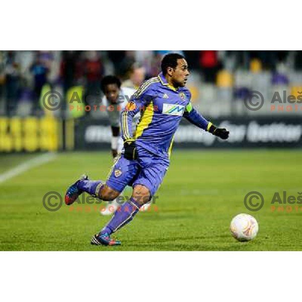 Marcos Tavares of Nk Maribor in action during football match Maribor - Lazio, UEFA Europa league 2012-2013 Group Stage, Ljudski Vrt, Maribor, 06.12.2012 