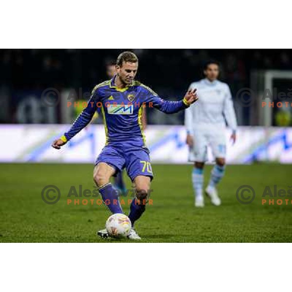 Ales Mertelj of Nk Maribor in action during football match Maribor - Lazio, UEFA Europa league 2012-2013 Group Stage, Ljudski Vrt, Maribor, 06.12.2012 