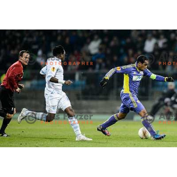 Marcos Tavares of Nk Maribor in action during football match Maribor - Lazio, UEFA Europa league 2012-2013 Group Stage, Ljudski Vrt, Maribor, 06.12.2012 