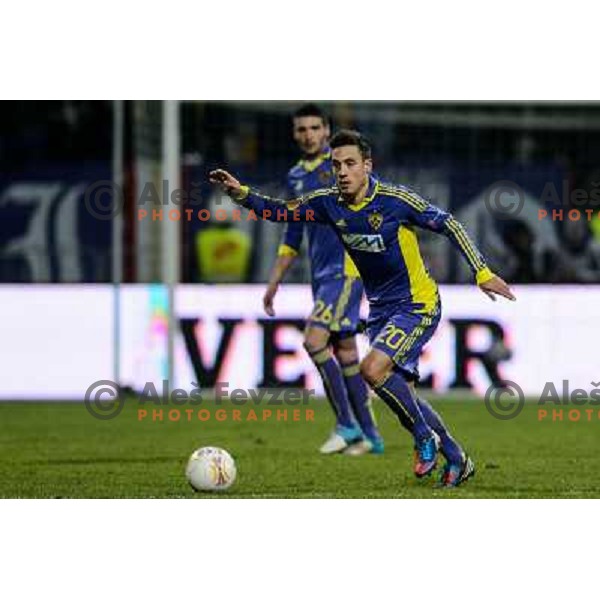 Goran Cvijanovic of Nk Maribor in action during football match Maribor - Lazio, UEFA Europa league 2012-2013 Group Stage, Ljudski Vrt, Maribor, 06.12.2012 