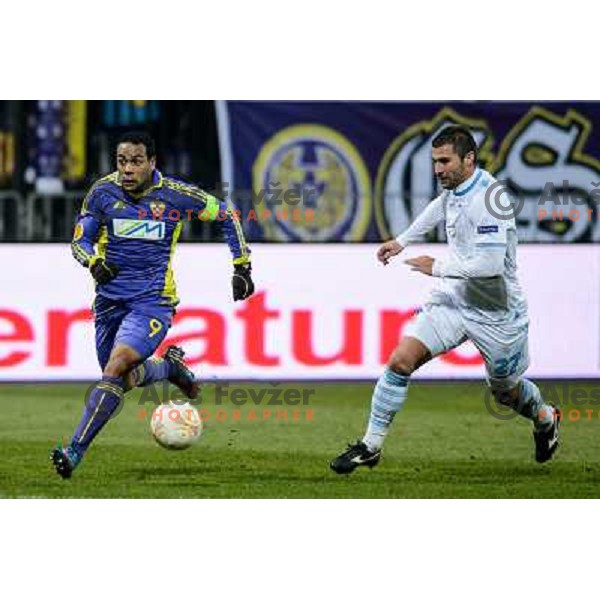 Marcos Tavares of Nk Maribor in action during football match Maribor - Lazio, UEFA Europa league 2012-2013 Group Stage, Ljudski Vrt, Maribor, 06.12.2012 