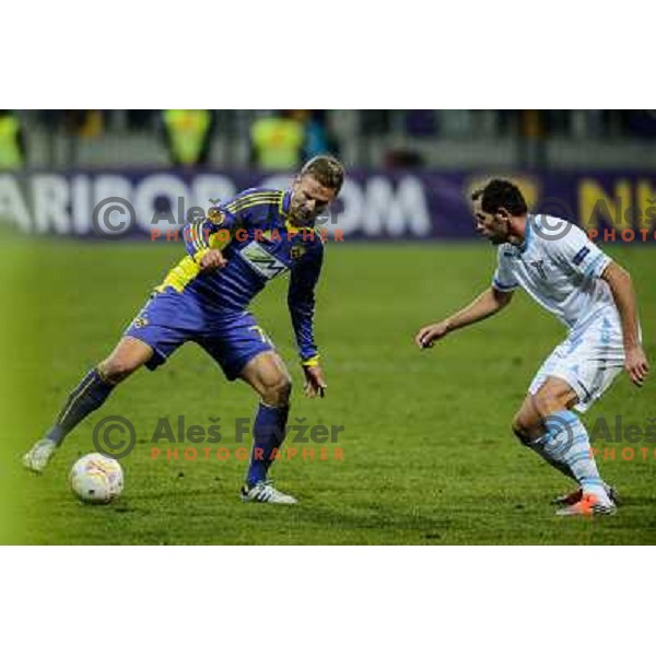 Ales Mertelj of Nk Maribor in action during football match Maribor - Lazio, UEFA Europa league 2012-2013 Group Stage, Ljudski Vrt, Maribor, 06.12.2012 