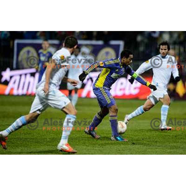 Marcos Tavares of Nk Maribor in action during football match Maribor - Lazio, UEFA Europa league 2012-2013 Group Stage, Ljudski Vrt, Maribor, 06.12.2012 