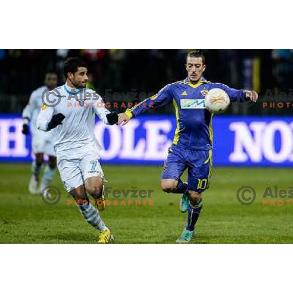 Agim Ibraimi of Nk Maribor in action during football match Maribor - Lazio, UEFA Europa league 2012-2013 Group Stage, Ljudski Vrt, Maribor, 06.12.2012 