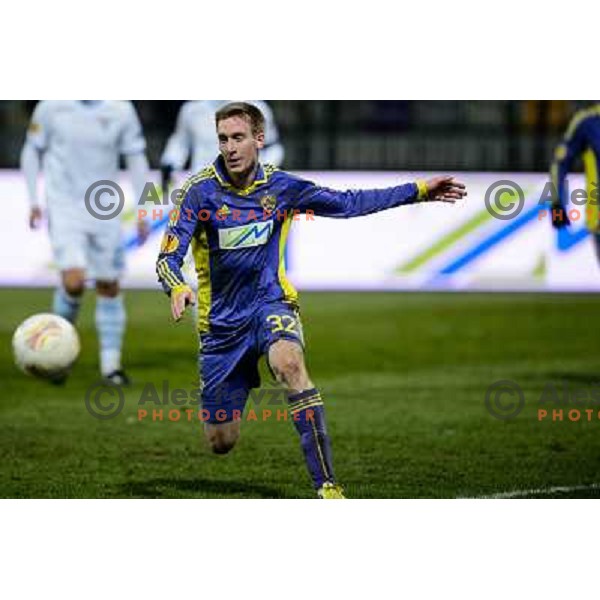 Robert Beric of Nk Maribor in action during football match Maribor - Lazio, UEFA Europa league 2012-2013 Group Stage, Ljudski Vrt, Maribor, 06.12.2012 