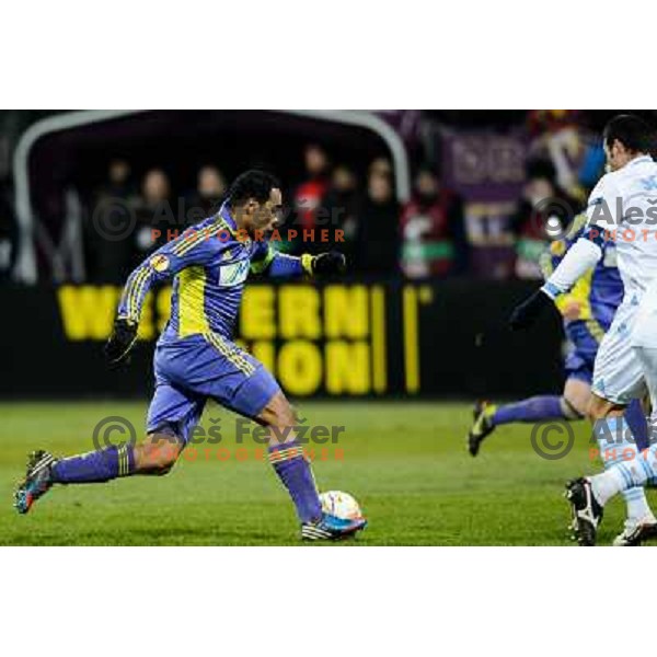 Marcos Tavares of Nk Maribor in action during football match Maribor - Lazio, UEFA Europa league 2012-2013 Group Stage, Ljudski Vrt, Maribor, 06.12.2012 
