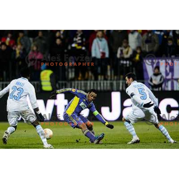 Marcos Tavares of Nk Maribor in action during football match Maribor - Lazio, UEFA Europa league 2012-2013 Group Stage, Ljudski Vrt, Maribor, 06.12.2012 