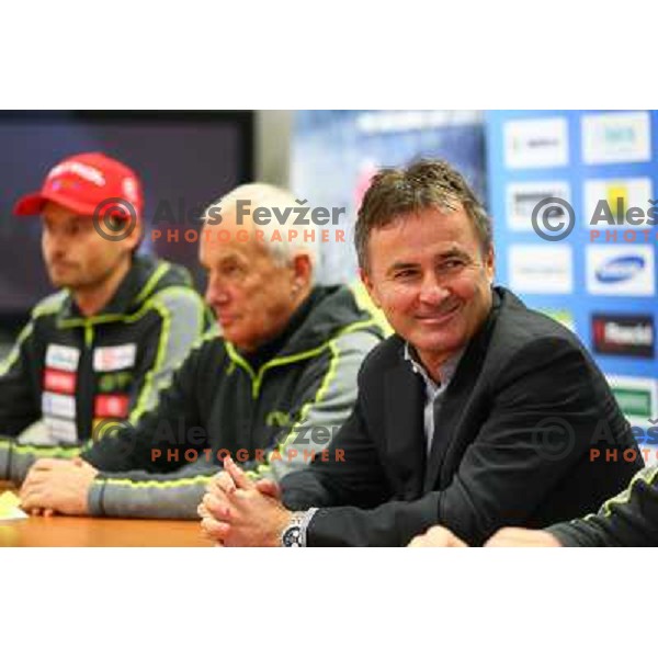 Primoz Ulaga, SZS president, at E.On IBU World Cup Biathlon Pokljuka 2012 press conference, Ljubljana, Slovenia on December 10, 2012 