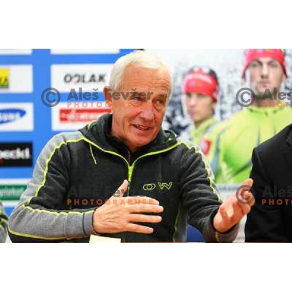 Peter Zupan at E.On IBU World Cup Biathlon Pokljuka 2012 press conference, Ljubljana, Slovenia on December 10, 2012 