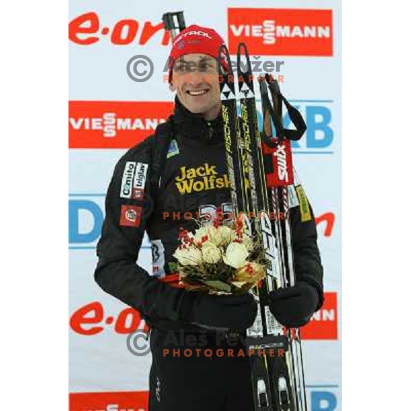 Jakov Fak during E.On IBU World Cup Biathlon 2012, Men 10km Sprint, Pokljuka, Slovenija on December 13, 2012 