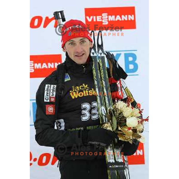 Jakov Fak during E.On IBU World Cup Biathlon 2012, Men 10km Sprint, Pokljuka, Slovenija on December 13, 2012 