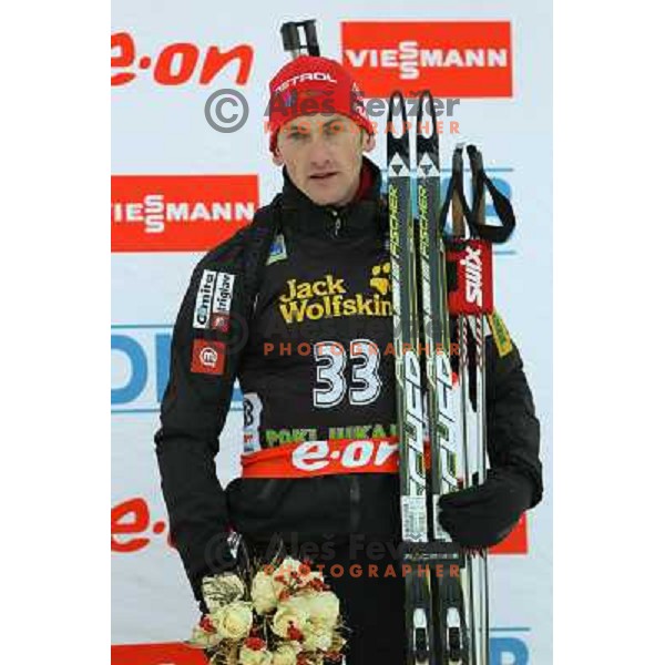 Jakov Fak during E.On IBU World Cup Biathlon 2012, Men 10km Sprint, Pokljuka, Slovenija on December 13, 2012 