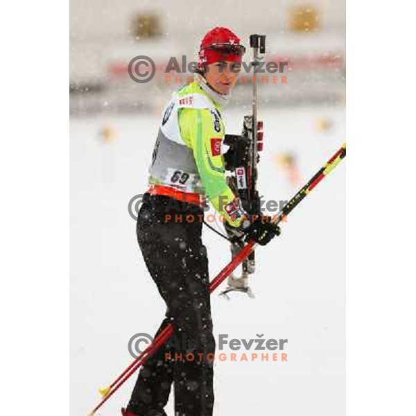 Andreja Mali during E.On IBU World Cup Biathlon 2012, Women 7.5km Sprint, Pokljuka, Slovenija on December 14, 2012 