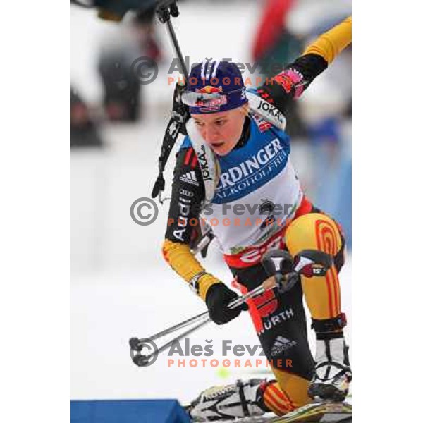 Miriam Gossner during E.On IBU World Cup Biathlon, Pokljuka, Slovenia on December 15, 2012 