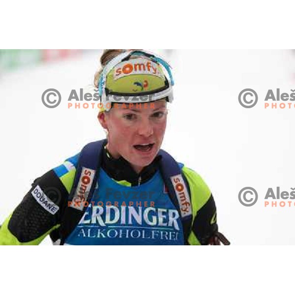 Dorin Habert Marie during E.On IBU World Cup Biathlon, Pokljuka, Slovenia on December 15, 2012 