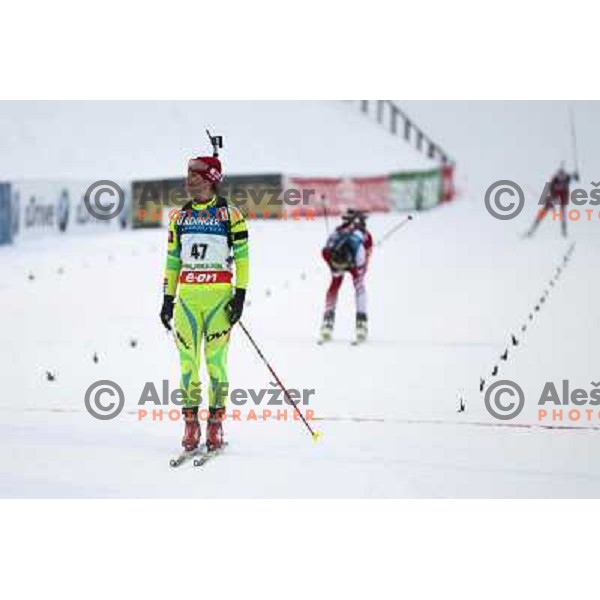 Andreja Mali during E.On IBU World Cup Biathlon, Pokljuka, Slovenia on December 15, 2012 