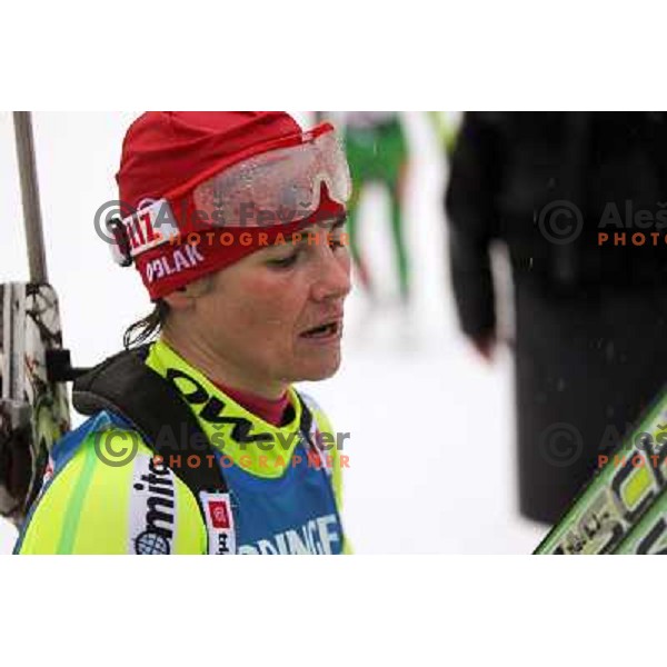 Andreja Mali during E.On IBU World Cup Biathlon, Pokljuka, Slovenia on December 15, 2012 